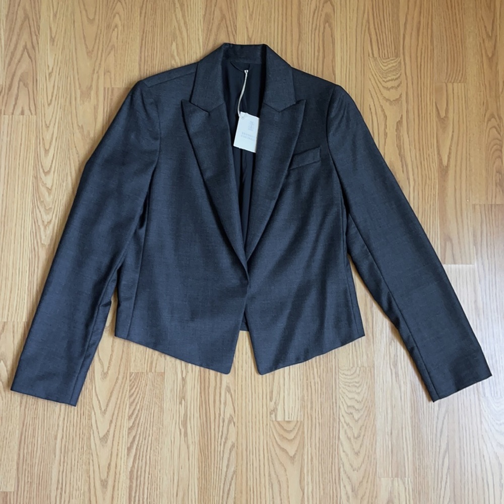 Brunello Cucinelli Cropped Blazer Size 40